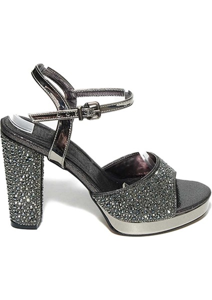 Taşlı Neolit Taban Kalın Topuklu Ayakkabı 331-390 Kadın Ayakkabı