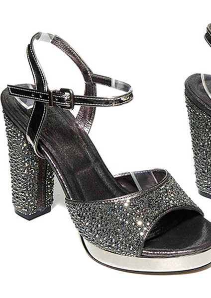 Taşlı Neolit Taban Kalın Topuklu Ayakkabı 331-390 Kadın Ayakkabı modelleri