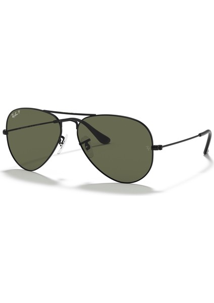 3025 002/58 58 Unisex Güneş Gözlüğü Aviator Polarize