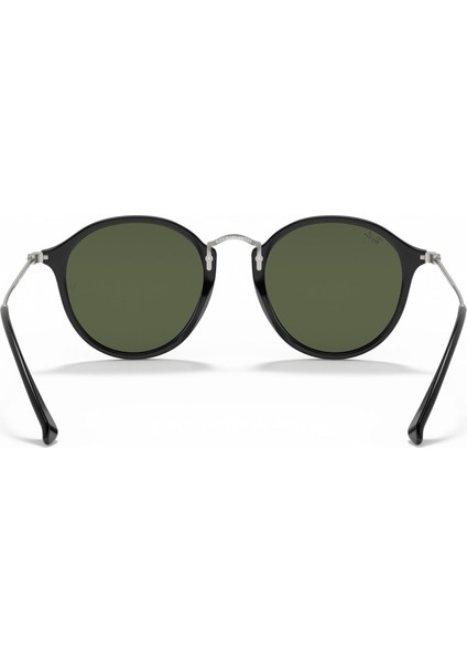Rb 2447 901 49 Round Unisex Oval Siyah Kemik Güneş Gözlüğü modelleri