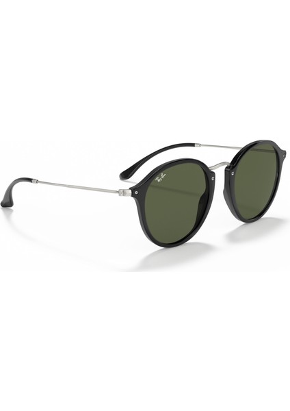 Rb 2447 901 49 Round Unisex Oval Siyah Kemik Güneş Gözlüğü fırsatları