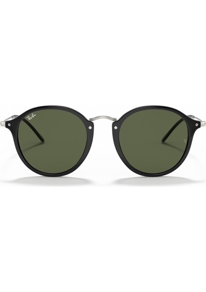 Rb 2447 901 49 Round Unisex Oval Siyah Kemik Güneş Gözlüğü indirimleri