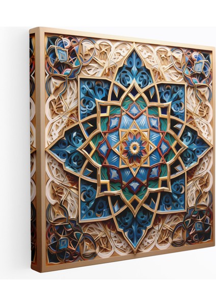 Kutsal Kur'an Kanvas Tablo - Kutsal Kur'an Ayetleri ile Duvar Sanatı