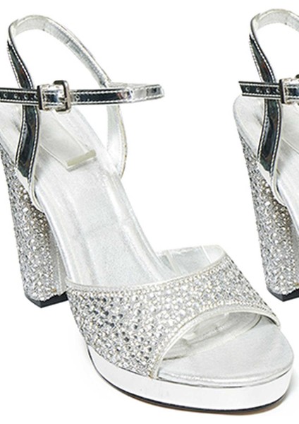 Taşlı Neolit Taban Kalın Topuklu Ayakkabı 331-390 Kadın Ayakkabı modelleri