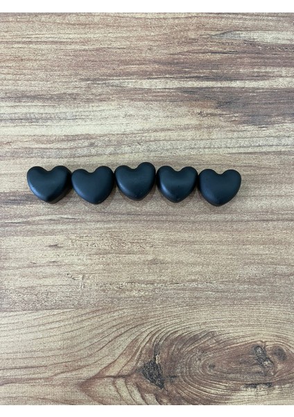 Mat Siyah 5'li Kalpli Magnet Seti – Fotoğraf ve Not Tutucu, Buzdolabı Süsü, Güçlü Mıknatıs, Dekorati modelleri