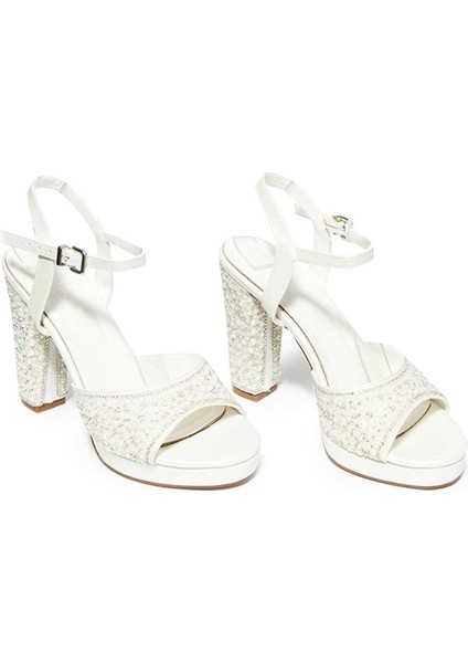 Taşlı Neolit Taban Kalın Topuklu Ayakkabı 331-390 Kadın Ayakkabı fiyatları