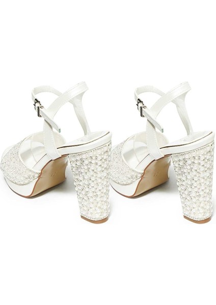 Taşlı Neolit Taban Kalın Topuklu Ayakkabı 331-390 Kadın Ayakkabı fırsatları