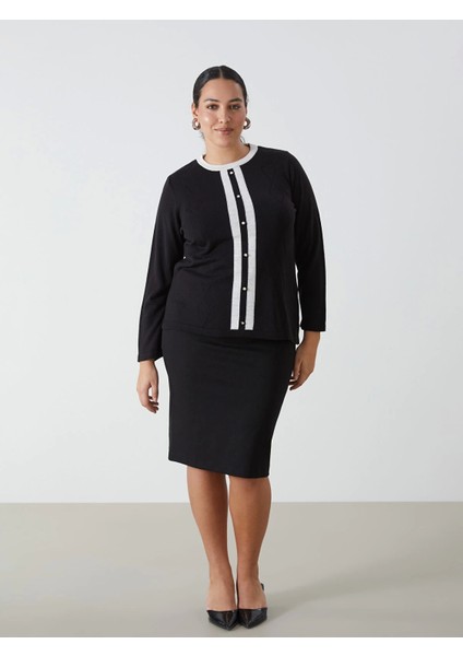 Lcwaıkıkı Classic Siyah Dar Fit Kadın Etek fiyatları