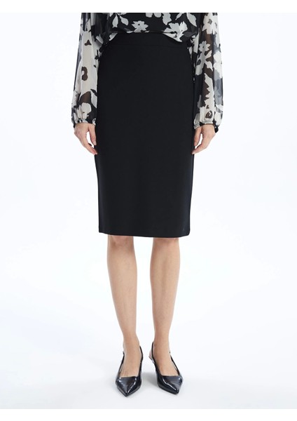 Lcwaıkıkı Classic Siyah Dar Fit Kadın Etek modelleri