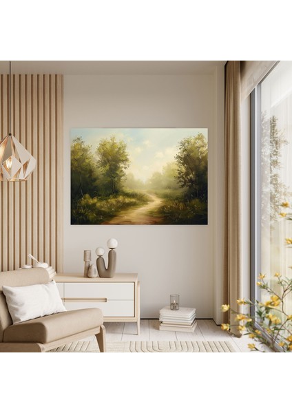 Sakin Manzara Klasizm Kanvas Tablo - Klasizm Duvar Sanatı Duvar Dekorasyonu fiyatları