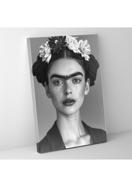 Frida Kahlo Tarzı Kanvas Tablo - Ev Dekorasyonu Için Frida Kahlo Tasarımı