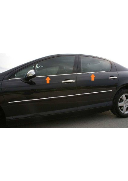 Cam Çıtaları Krom 4 Parça 407 Sd 2004-2010 Arası Modeller Için modelleri