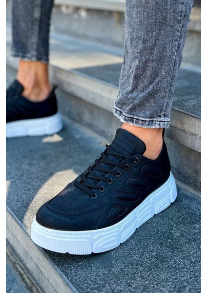 Erkek Sneaker Ayakkabı Siyah/beyaz MN105 fiyatları