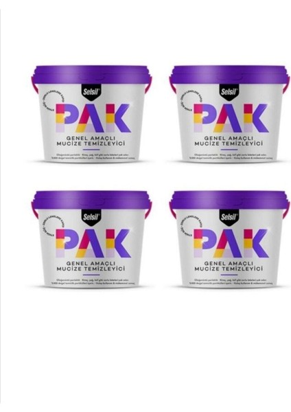 Pak Genel Amaçlı Mucizevi Temizleyici 4 Adet ×500GR