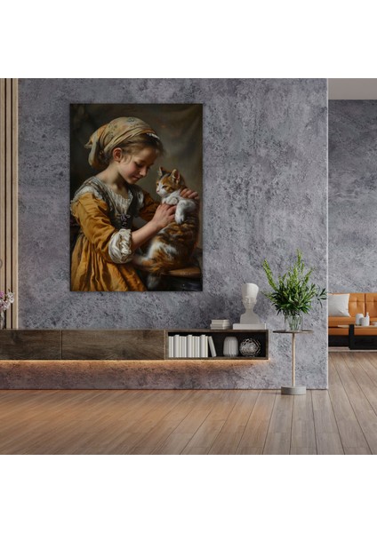 Johannes Vermeer Duvar Sanatı Kanvas Tablo - Duvar Dekorasyonu Için Johannes Vermeer Temalı Kanvas Tablo modelleri