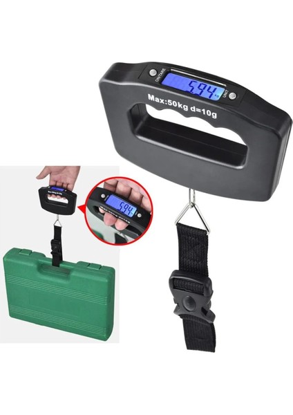 50 kg Işıklı El Kantarı Bavul Terazisi + 2 Pil, Çok Renkli, Hafif ve Pratik Kullanım fiyatları