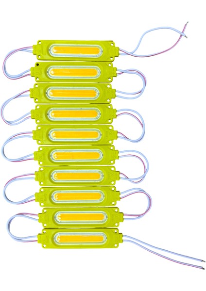 Parmak Lamba Cob LED Sarı Gün Işığı 24V 10'lu Br 040 99 77