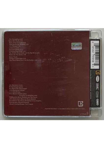 The Doors L.a.woman CD (Orjnal Dönem Baskı Cd) fiyatları