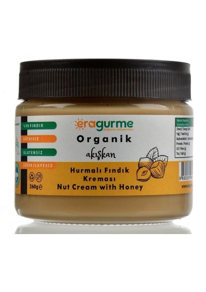 Hurmalı Kreması (%90 Fındık) 260G Krema Kıvamında