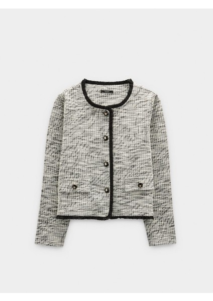 Dokulu Örgü Hırka indirimleri