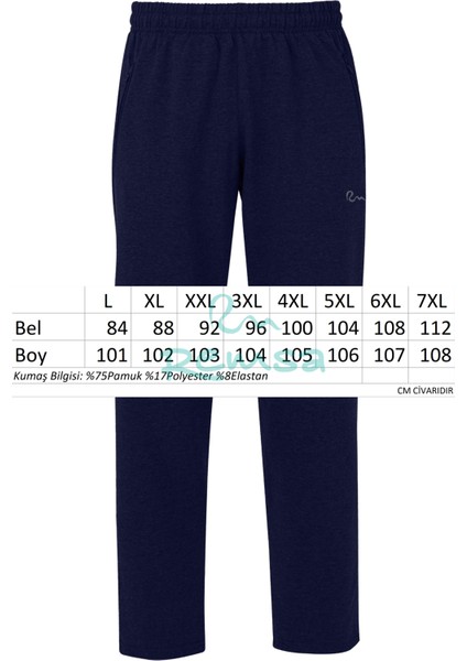 Spor Erkek Eşofman Altı 3 Cepli Fermuarlı REA-0705 Lacivert fiyatları