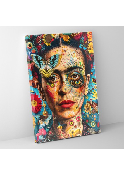 Frida Kahlo Tarzı Duvar Sanatı - Kanvas Tablo Ev Dekorasyonu