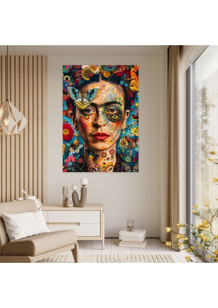 Frida Kahlo Tarzı Duvar Sanatı - Kanvas Tablo Ev Dekorasyonu fiyatları