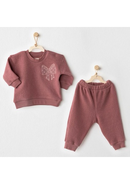 Andywawa AC26200 Casual 2'li Takım Dusty Pink