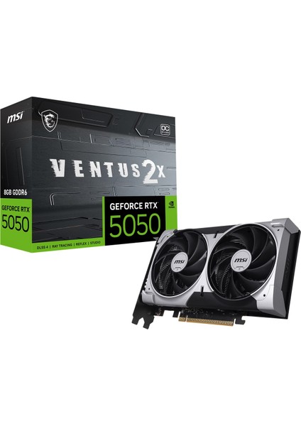 Msı VGA Geforce Rtx 5050 8g Ventus 2x Oc RTX5050 8gb Gddr6 128B DX12 Pcıe 5.0 X16 (3xdp 1xhdmı)