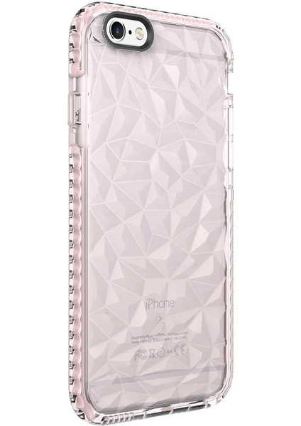 Apple iPhone 6 Kılıf Esnek Renkli Kristal Görünüm Buzz Silikon Kapak