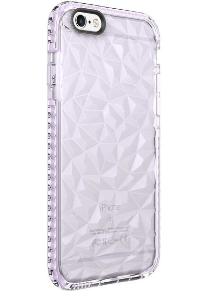 Apple iPhone 6 Kılıf Esnek Renkli Kristal Görünüm Buzz Silikon Kapak