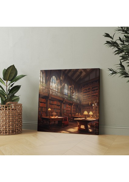 Hukuk Kanvas Tablo - Hukuk Kütüphanesi - Duvar Sanatı Antika Mobilya fiyatları