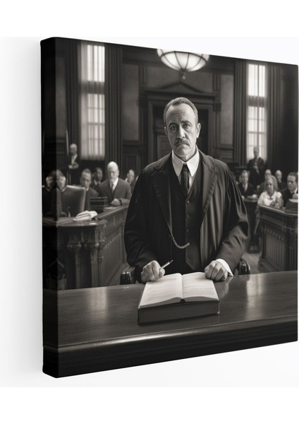 Adalet ve Düzen Kanvas Tablo - Adalet Yasalar Ev Dekorasyonu