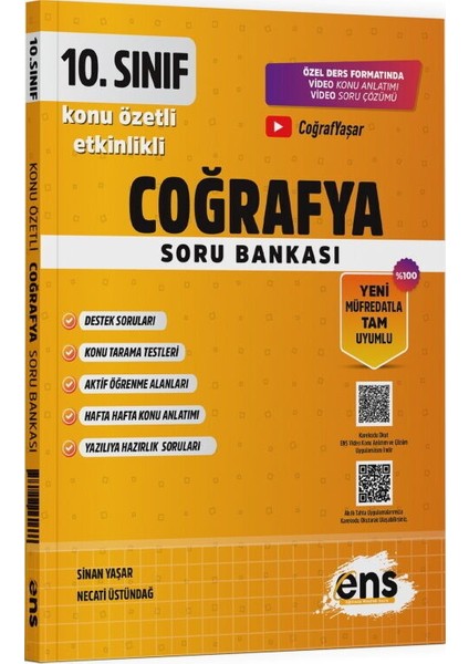 10. Sınıf Coğrafya Etkinlikli Soru Bankası