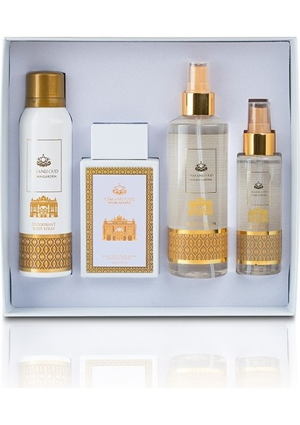 Dolma Garden 4'lü Unisex Parfüm Seti – Meyvemsi Tatlı Oryantal – 9849