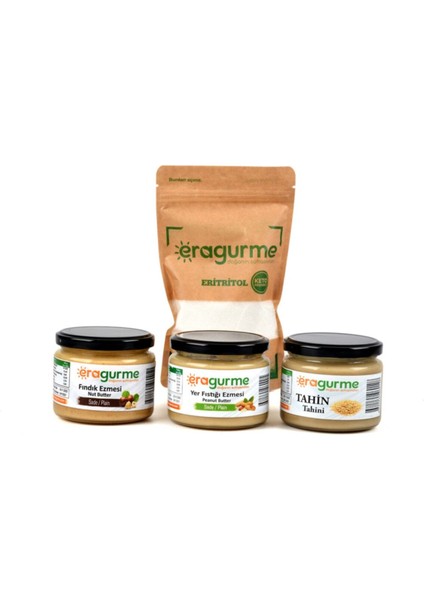 Ketojenik Set (Yer Fıstığı, Tahin, Fındık, Eritritol)