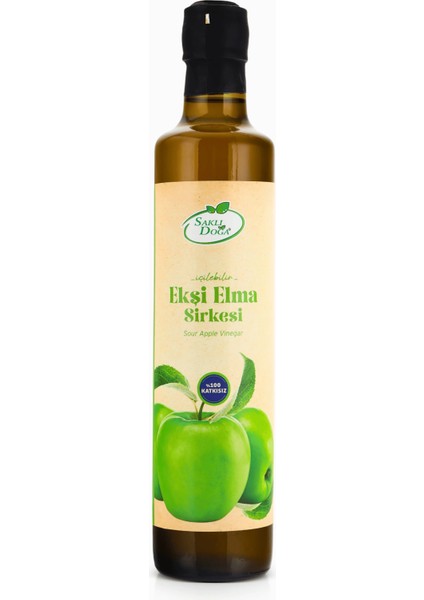 Ekşi Yeşil Elma Sirkesi 500 ml