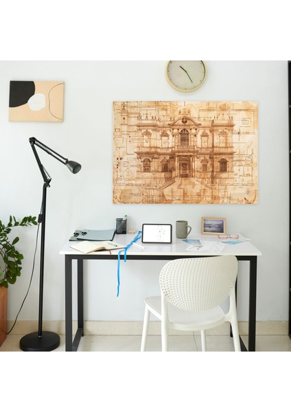 Rönesans Mimari Desenleri Kanvas Tablo - Leonardo Da Vinci Leonardo Da Vinci Kanvas Duvar Dekorasyonu fiyatları