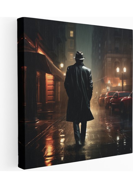 Yağmurlu Sokaklar Kanvas Tablo