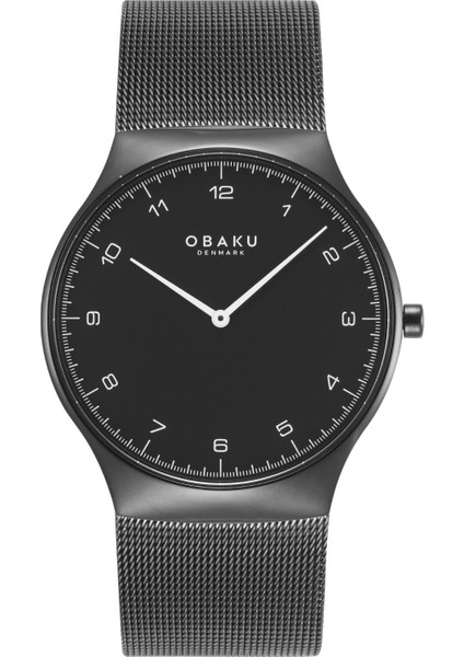 V306GXBBMB Quartz Hasır Siyah Safir Cam 40 mm Erkek Kol Saati