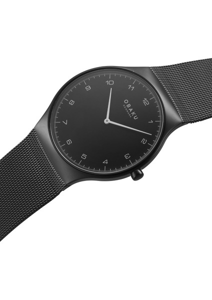 V306GXBBMB Quartz Hasır Siyah Safir Cam 40 mm Erkek Kol Saati modelleri