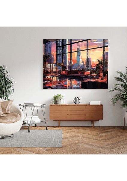 Modern Şehir Oteli Kanvas Tablo - Otel Modern Şehir Oteli Kanvas Tablo Kanvas Kanvas Duvar Sanatı fiyatları