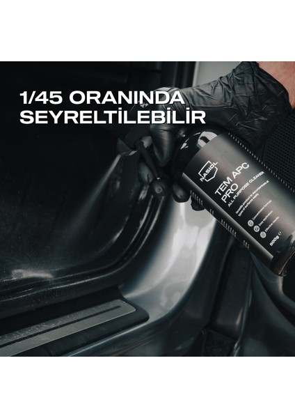 Tem Apc Pro Araç içi Çok Amaçlı Konsantre Temizleyici-500gr-Koltuk,Döşeme,Plastik Temizleyici fırsatları