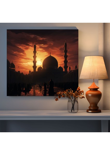 Majestic Mosque Kanvas Tablo - Kutsal Kuran fiyatları
