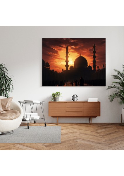 Majestic Mosque Kanvas Tablo - Kutsal Kuran modelleri
