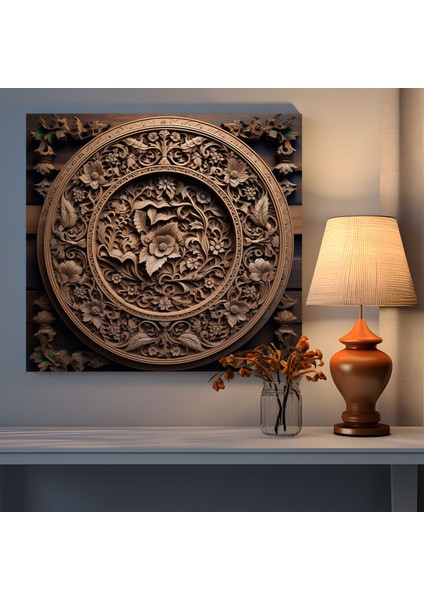 Kutsal Kur'an Duvar Dekorasyonu - Ahşap Kur'an Oymacılığı - Kutsal Kur'an Kur'ani Ayet Kanvas Tablo Ince Işçilik fiyatları