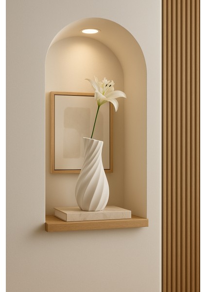 Spiral Formlu Minimal Vazo – Modern Dekoratif Obje fırsatları