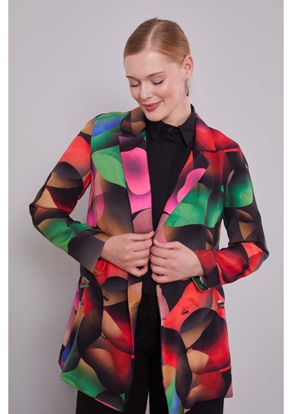 Siyah Kruvaze Desenli Ceket modelleri