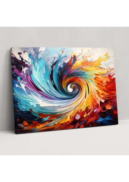 Hipnoz Kanvas Tablo - Soyut Sanat Duvar Sanatı Girdap Deseni