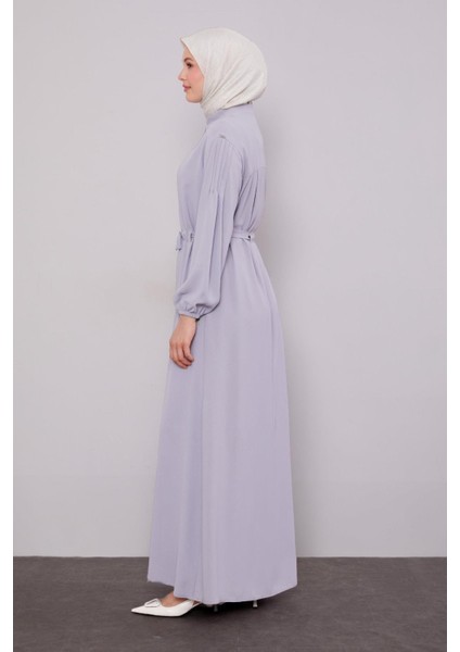 Gri Bağlama Detaylı Ferace fiyatları